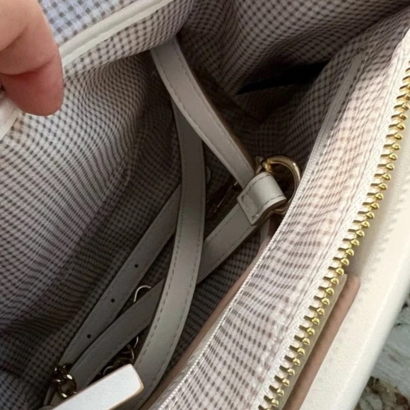 Nanette Lepore Vegan Leather Kloe Convertible Crossbody Satchel with Scarf NWOT - Picture 5 of 6